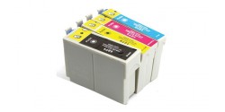 Complete set of 4 Epson T127 Compatible Inkjet Cartridges